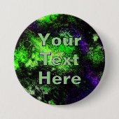 緑の紫 缶バッジ (正面)