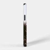 緑の細長い葉の木 iPhoneケース (右側面)