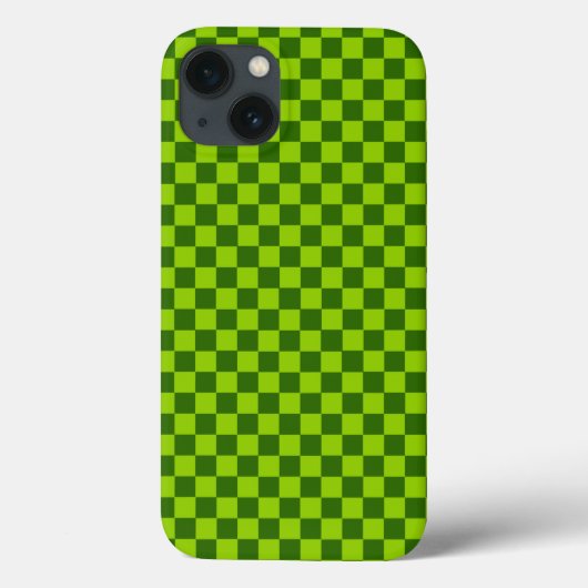 緑の組み合わせクラシックチェッカーボードバイSTaylor Case-Mate iPhoneケース (裏面)