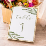 緑の結婚夏。緑の葉書 テーブルナンバー<br><div class="desc">緑の夏のための緑の葉の書道表結婚番号。追加連絡品が要もしります。</div>