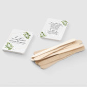 緑の結婚式のファン ハンドファン (組立なし)