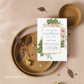 緑の結婚式招待状テンプレート 招待状