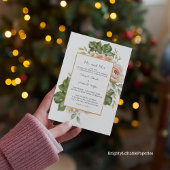 緑の結婚式招待状テンプレート 招待状