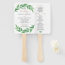 緑の結婚式 プログラムファン ハンドファン