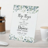 緑の結婚葉のビーチサンダルの結婚徴候 台座サイン (インサイチュ)