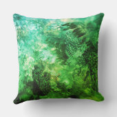 緑の結晶の層 アウトドアクッション (裏面)