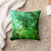 緑の結晶の層 クッション (ブランケット)