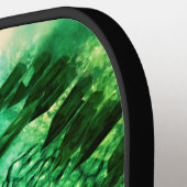 緑の結晶の層 ピックルボールラケット (左詳細)