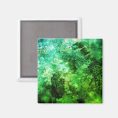 緑の結晶の層 マグネット (正面/裏面)