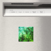 緑の結晶の層 マグネット (インサイチュ (食洗機))