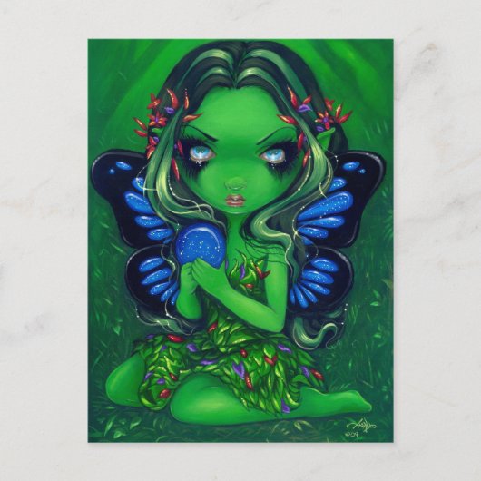 緑の緑のはがき ポストカード (正面)