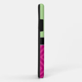 緑の緑の二重パターンモノグラムのなiPhone5場合 Case-Mate iPhoneケース (裏面/右)