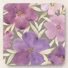 緑の緑の水彩 コースター