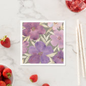 緑の緑の水彩 スタンダードカクテルナプキン (インサイチュ)