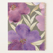 緑の緑の水彩 プランナー手帳 (裏面)