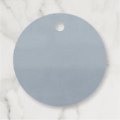 緑の緑葉のフローラ フェイバータグ (裏面)