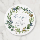 緑の緑葉のフローラ フェイバータグ (正面)