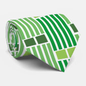 緑の線とボックス ネクタイ (ロール)
