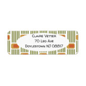 緑の線とボックス ラベル (正面)