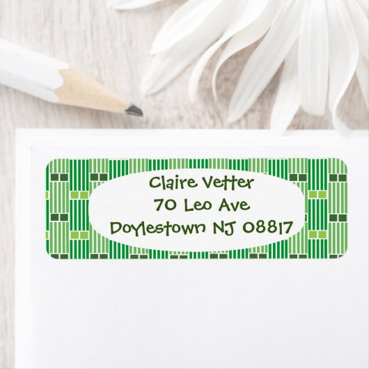 緑の線とボックス ラベル (インサイチュ)