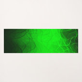 緑の線形波-ヨガのマット ヨガマット (裏面(横))