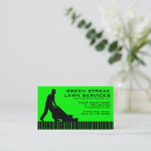 緑の縞の芝生サービス ロイヤリティカード (スタンド正面)