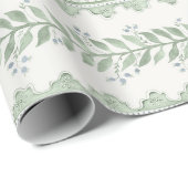 緑の縞模様 ラッピングペーパー (ロールコーナー)