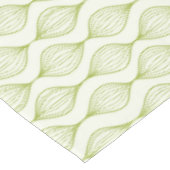 緑の縦のogeeパターン背景 テーブルクロス (アングル)