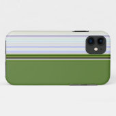 緑の縦線iPhone 5ケースに白 Case-Mate iPhoneケース (裏面(横))