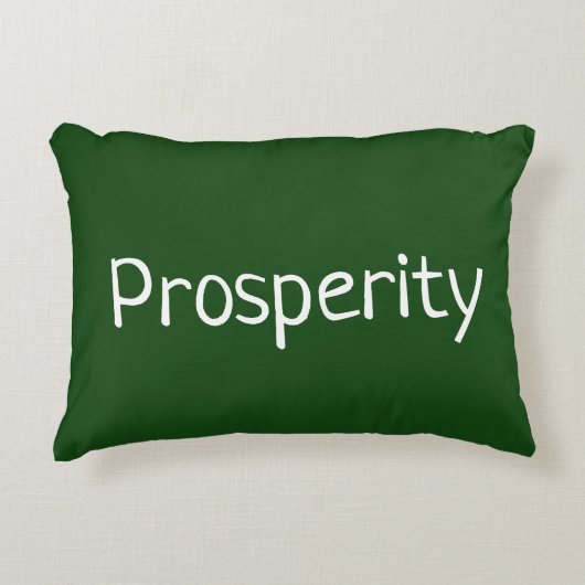 緑の繁栄の確認 アクセントクッション (正面)