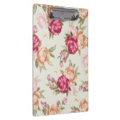 緑の美しい色のシャクヤクパターン クリップボード (右)