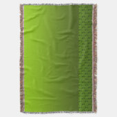 緑の群葉 スローブランケット (正面縦)