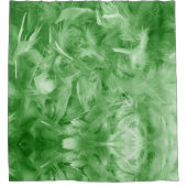 緑の羽 シャワーカーテン (正面)