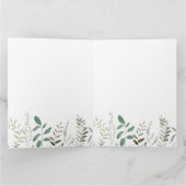 緑の聖十字架 サンキューカード (内部)