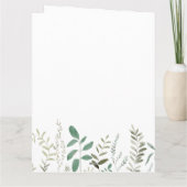 緑の聖十字架 サンキューカード (裏面)