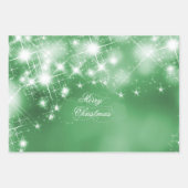 緑の背きらめく景 ラッピングペーパーシート (正面)