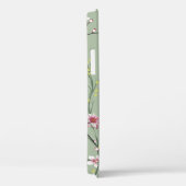 緑の背中に小さな赤と黄色の花模様 Case-Mate iPhoneケース (裏面 / 右)