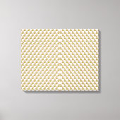 緑の背景が白離れい背景 キャンバスプリント (正面)