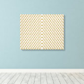 緑の背景が白離れい背景 キャンバスプリント (インサイチュ (ウッドフロア))