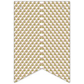 緑の背景が白離れい背景 バンティングフラッグ (第3の旗)