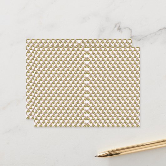 緑の背景が白離れい背景 ポストカード (正面/裏面インサイチュ)