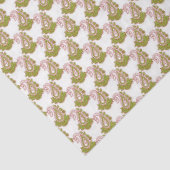 緑の背景が白離れい背景 薄葉紙 (詳細)