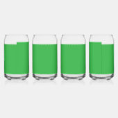 緑の背景でWebサイトを強化 ガラス缶 (左)