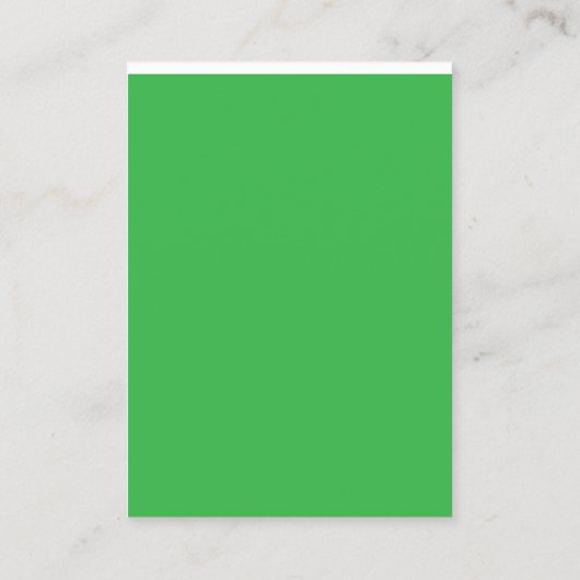 緑の背景でWebサイトを強化 名刺 (裏面)