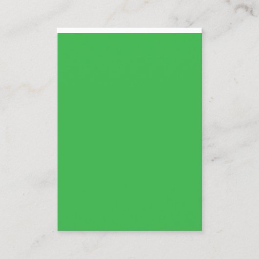 緑の背景でWebサイトを強化 名刺 (正面)