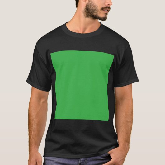 緑の背景でWebサイトを強化 Tシャツ (正面)