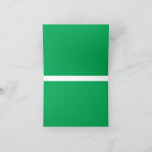 緑の背景でWebデザインをアップグレードする サンキューカード (内部)