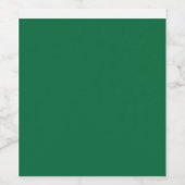 緑の背景でWebデザインを高める ワインラベル (シングルラベル)