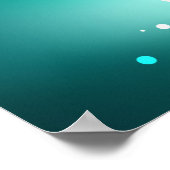 緑の背景に置かれた古いスケルトンキー ポスター (角)