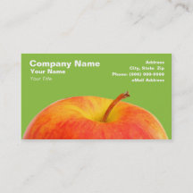 緑の背景に赤いリンゴ